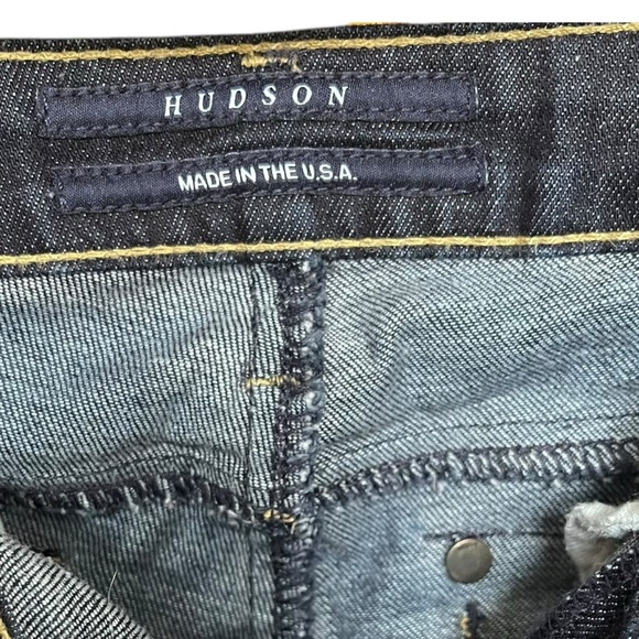 Hudson Classic Straight Leg Stretch Denim Size 27 Flap Pocket - Picture 8 of 13